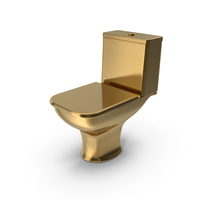 Gold Toilet PNG & PSD Images