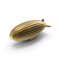 Gold Zeppelin PNG & PSD Images