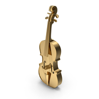 Gold Violin PNG & PSD Images