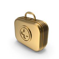 Gold First Aid Kit PNG & PSD Images
