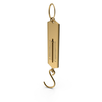Gold Vintage Spring Scale PNG & PSD Images
