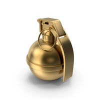 Gold Frag Grenade PNG & PSD Images