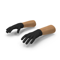 Gloved Hands Medical Black PNG & PSD Images