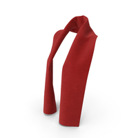 Red Winter Scarf PNG & PSD Images