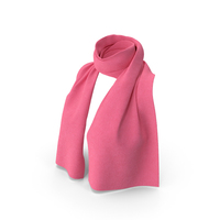 Pink Winter Scarf PNG & PSD Images