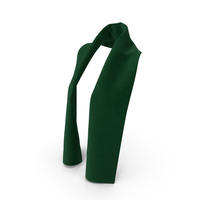 Green Winter Scarf PNG & PSD Images