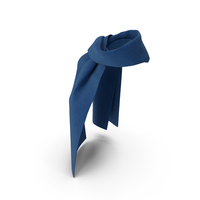 Blue Neck Scarf PNG & PSD Images