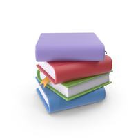 Books Cartoon PNG & PSD Images