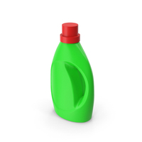 Green Plastic Detergent Bottle PNG & PSD Images