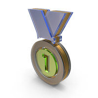 1st Prize Medal Win Stack PNG & PSD Images