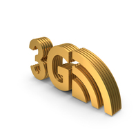 3G Network Signal Logo Stack PNG & PSD Images