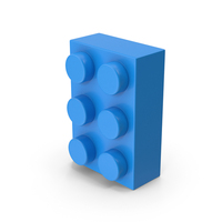 Toy Brick 2x3 PNG & PSD Images