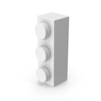Toy Brick 1x3 PNG & PSD Images