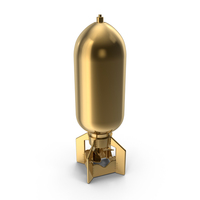 Gold Vintage Aerial Bomb PNG & PSD Images