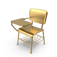 Gold Student Chair PNG & PSD Images