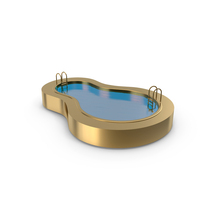 Gold Swimming Pool PNG & PSD Images
