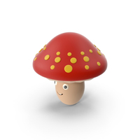 Mushroom Vegetable Cartoon PNG & PSD Images