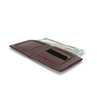 Wallet Open Currency Bill 100 US Dollar Money PNG & PSD Images