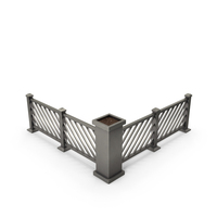 Stylized Fence Without Bush PNG & PSD Images
