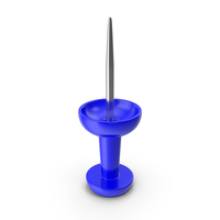 Blue Push Pin With The Point Facing Upwards PNG & PSD Images