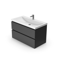 Bathroom Sink With Cabinet PNG & PSD Images