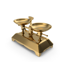 Gold Balance Scale PNG & PSD Images