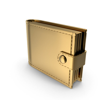 Gold Wallet for Men PNG & PSD Images