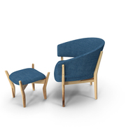 Blue Living Room Chair PNG & PSD Images