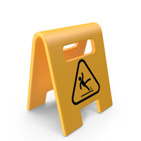 Wet Floor Sign PNG & PSD Images