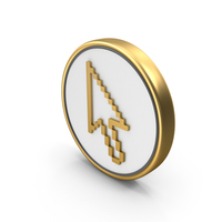 Cursor Arrow Pixel Style PNG & PSD Images