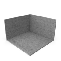 Raw Concrete Studio Wall Room PNG & PSD Images