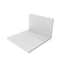 Clean Concrete Studio Wall Room PNG & PSD Images
