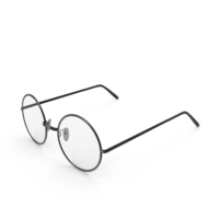 Round Rim Glasses PNG & PSD Images