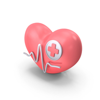 Heart Health Care Icon PNG & PSD Images