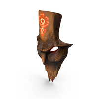 Wood Demon Mask PNG & PSD Images