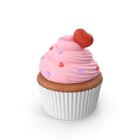Valentines Day Cupcake PNG & PSD Images