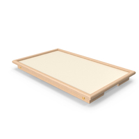 Foldable Bed Tray Table With Both Legs Folded PNG & PSD Images