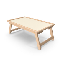 Foldable Bed Tray Table With The Legs Extended PNG & PSD Images