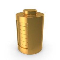 Power Charging Electricity Battery Icon Gold PNG & PSD Images