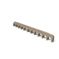 Ancient Two Level Roman Aqueduct PNG & PSD Images