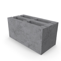 Expanded Clay Concrete Block 4 Slots PNG & PSD Images