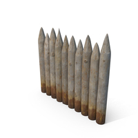 Old Wooden Stockade Fence PNG & PSD Images