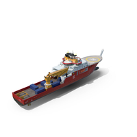 Research Vessel FALKOR with Helipad PNG & PSD Images