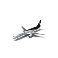 UPS Boeing 767 Cargo Plane PNG & PSD Images