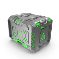 Metal Futuristic Storage Box PNG & PSD Images