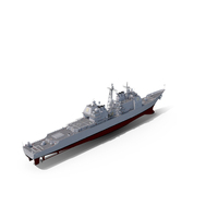 Arleigh Burke Class Destroyer USS CG-57 PNG & PSD Images
