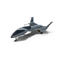 Futuristic Fighter Spaceship PNG & PSD Images