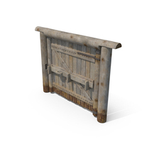 Village Old Wooden Gate PNG & PSD Images