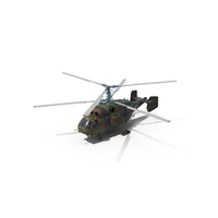 Kamov HH32A South Korea Air Force Helicopter Simplified Interior PNG & PSD Images