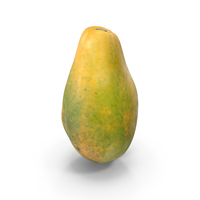 Carica Papaya Fruit Yellow PNG & PSD Images